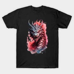 Fierce Majestic Dragon Design T-Shirt